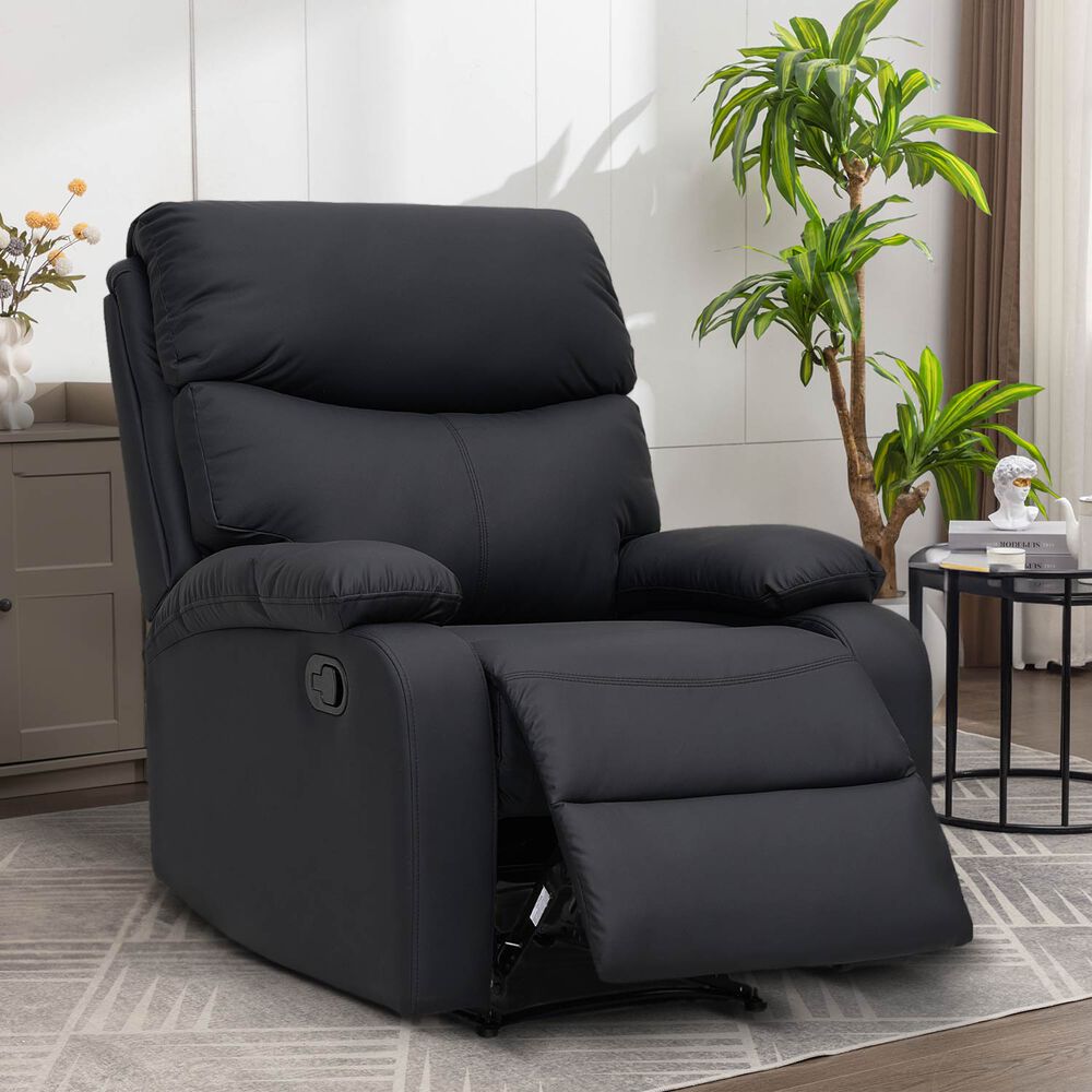 Berger Reclinable Milan Pu Negro image number 1.0