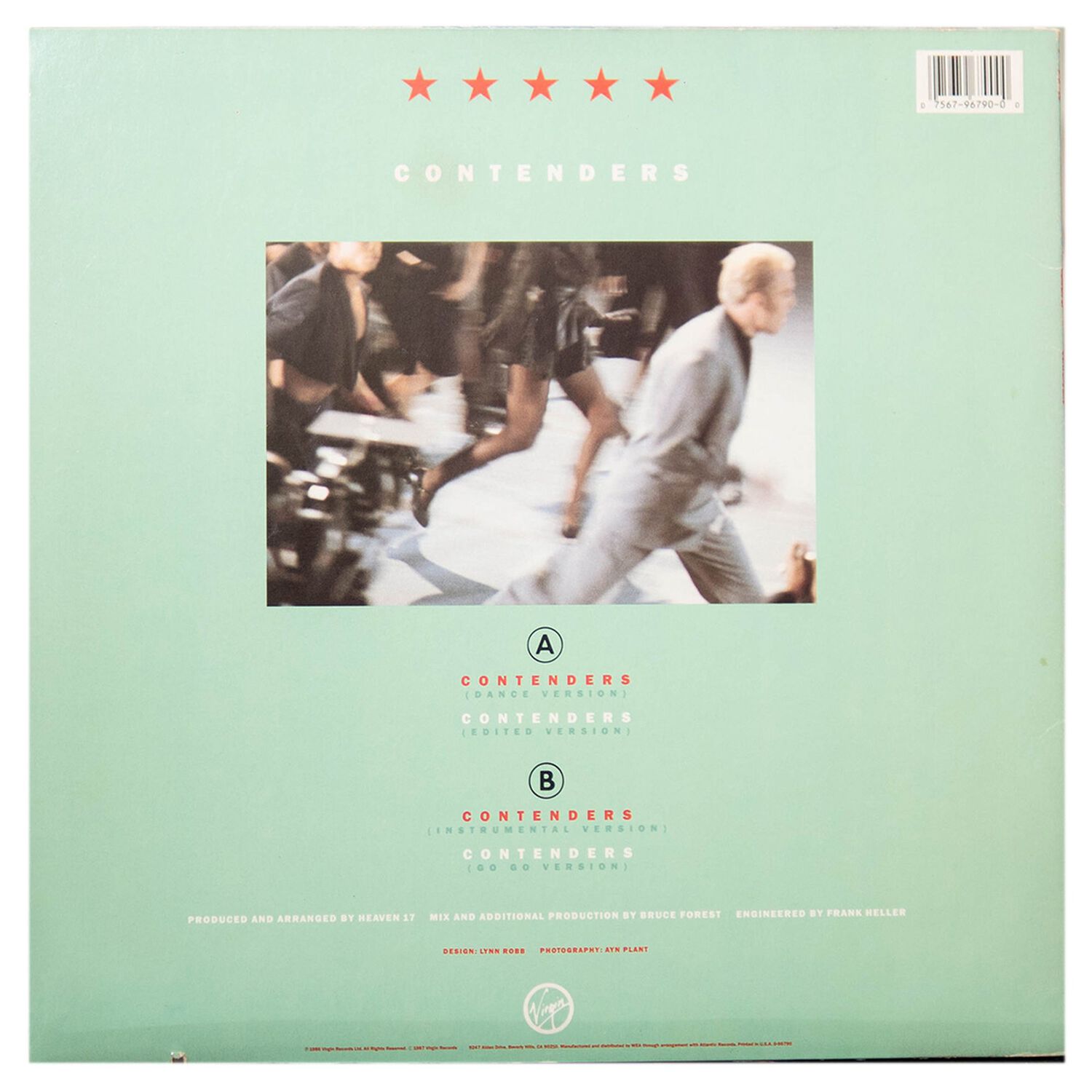 Heaven 17 - Contenders | 12" Maxi Single Usado image number 1.0