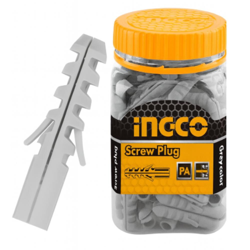 Tarugos Para Pared Solida 80piezas 4cm Gris Ingco image number 2.0