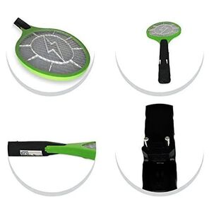 Raqueta El&eacute;ctrica Recargable Para Matar Mosquitos