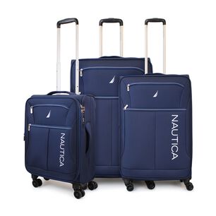 Set De 3 Maletas Blandas S+m+l Nautica Valencia Azul