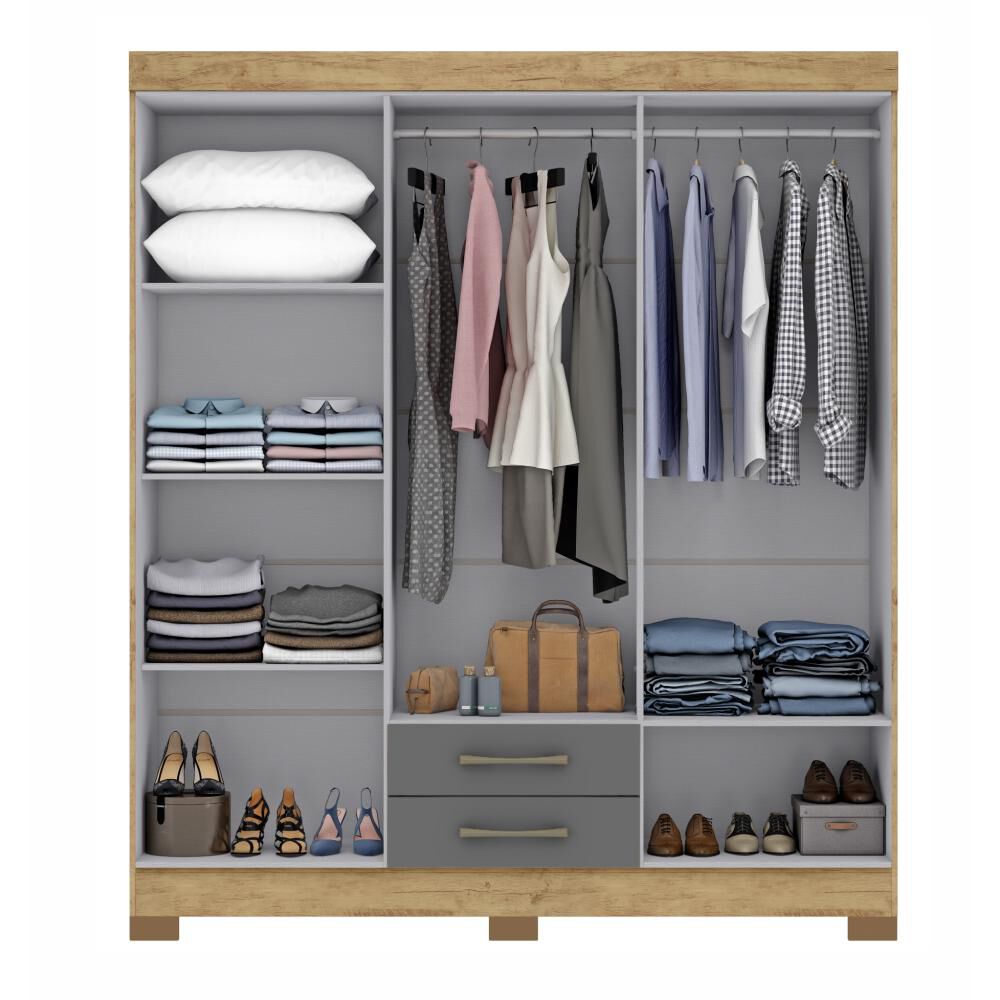 Cl&oacute;set Di Poretti Design Closet Escocia / 6 Puertas / 2 Cajones image number 2.0