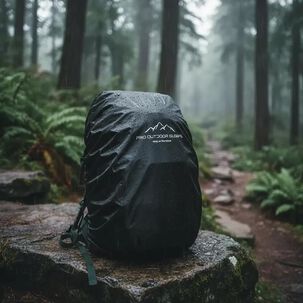 Cubre Mochila Contra Agua Impermeable Funda 45lts Negra