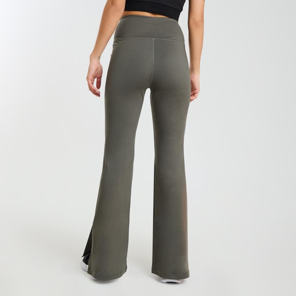 Calza Deportiva Tiro Alto Wide Leg Mujer Wetland image number 3.0