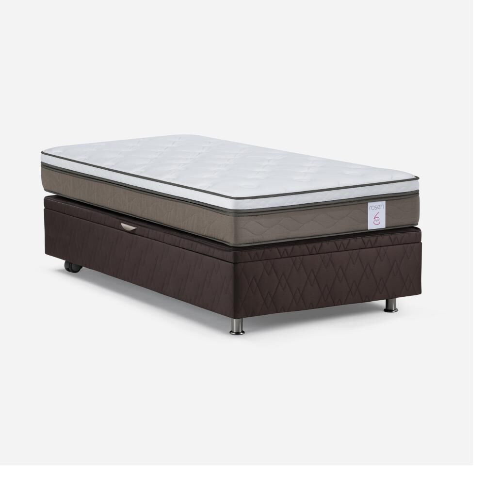 Cama Ba&uacute;l Rosen New Style 6 / 1.5 Plazas / Base Normal image number 1.0