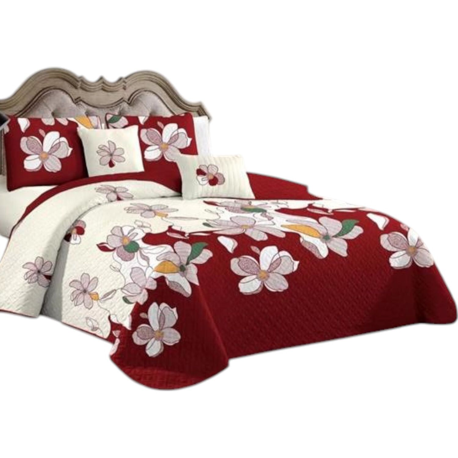 Juego De Sabanas + Cubrecama De 1.5 Plazas + 1 Funda De Almohada Cobertor Verano Qs-4 image number 0.0