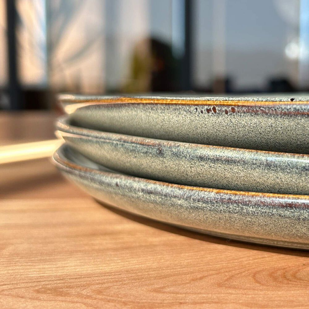 Set 6 Platos Redondo Ceramica 27 Cm Gris Linea Laos image number 4.0