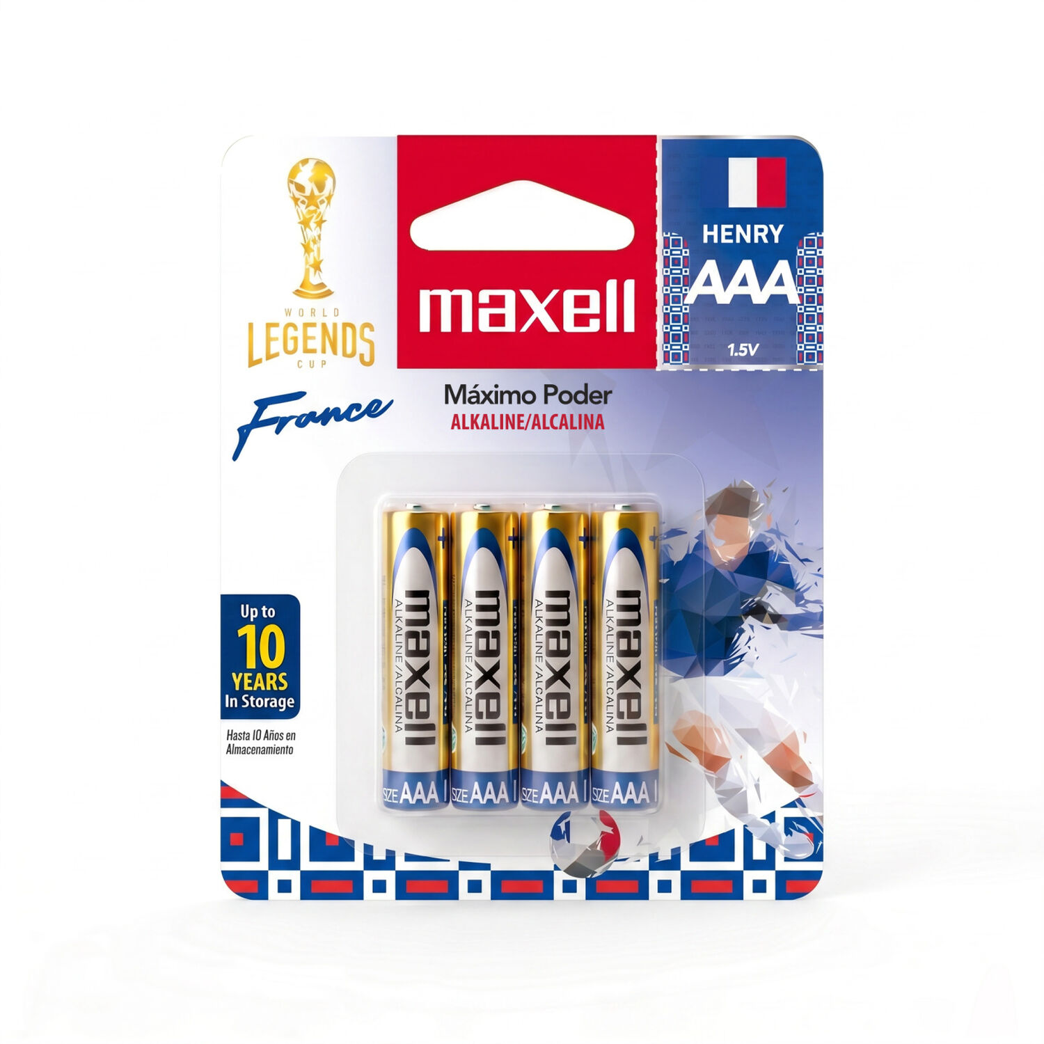Pack 48 Pilas Alcalinas Aaa 1,5v Leyendas Blister 4uds. image number 6.0