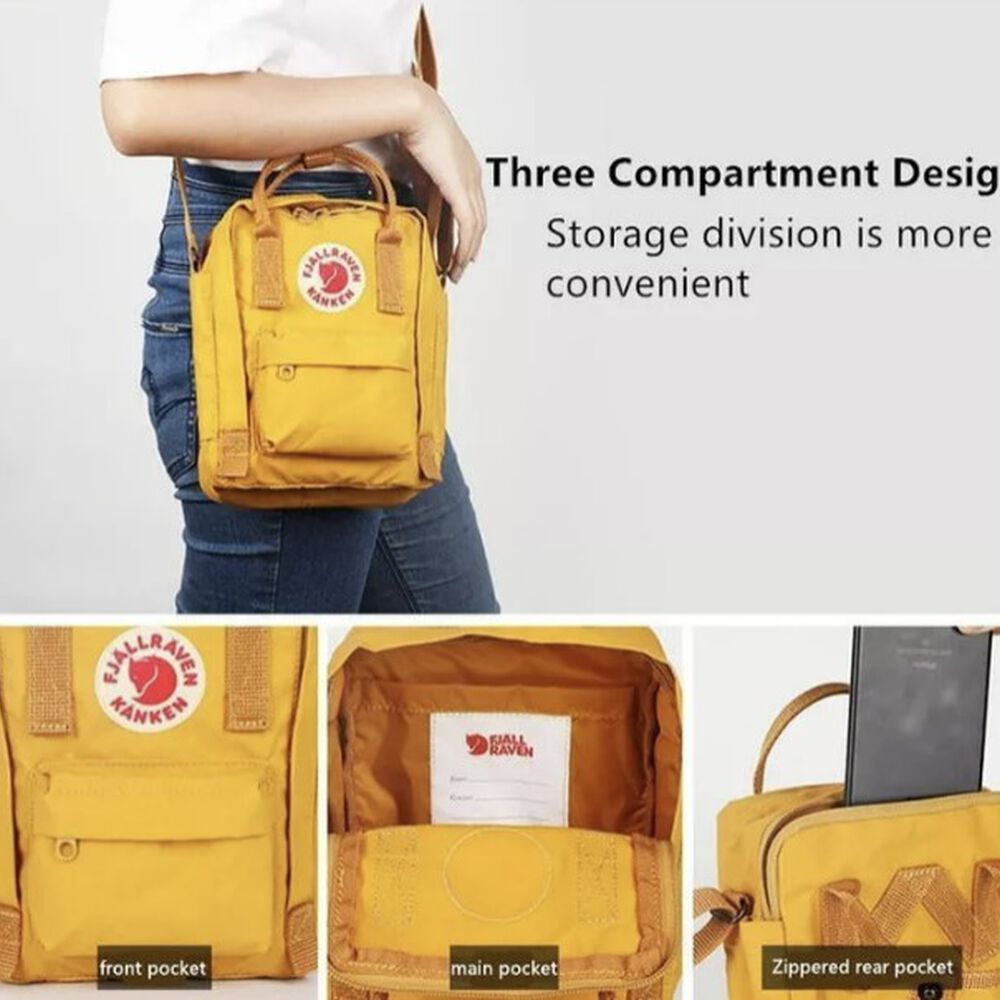 Minibolso Bandolera Fjallraven-kanken, Unisex, De Aluminio. image number 2.0