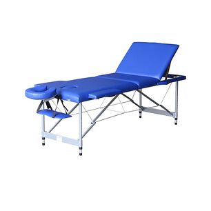 Camilla Plegable A3 Pro Ruedas Azul