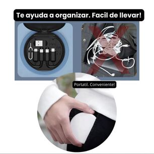 Set De Adaptador Para Celular Datos Cable Y Carga 60w Usb Tipo C Micro Usb Ip Y Otros
