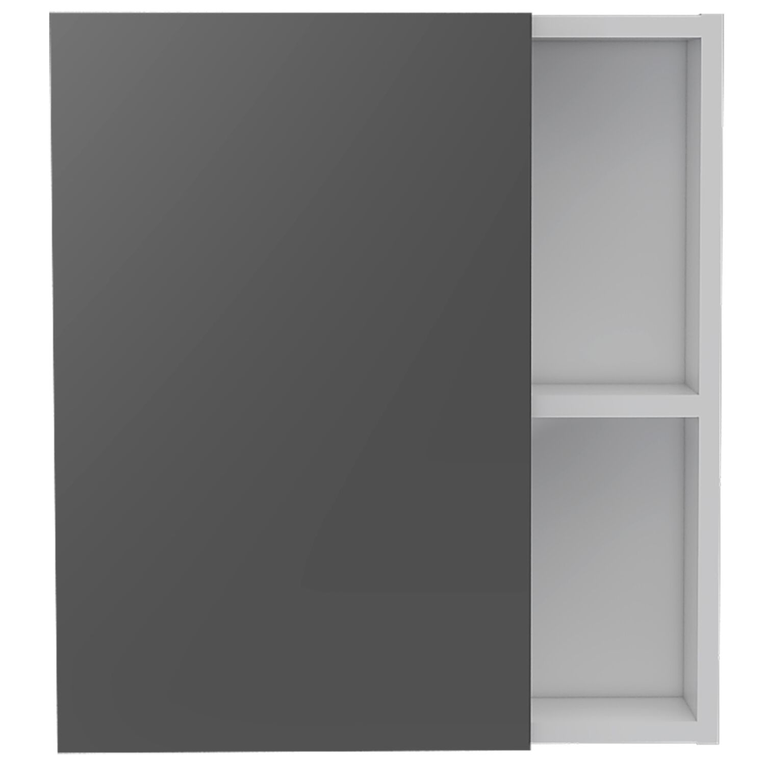 Mueble Botiquin De Ba&ntilde;o Con Espejo 49,7x45x12,5 Cm Blanco image number 3.0