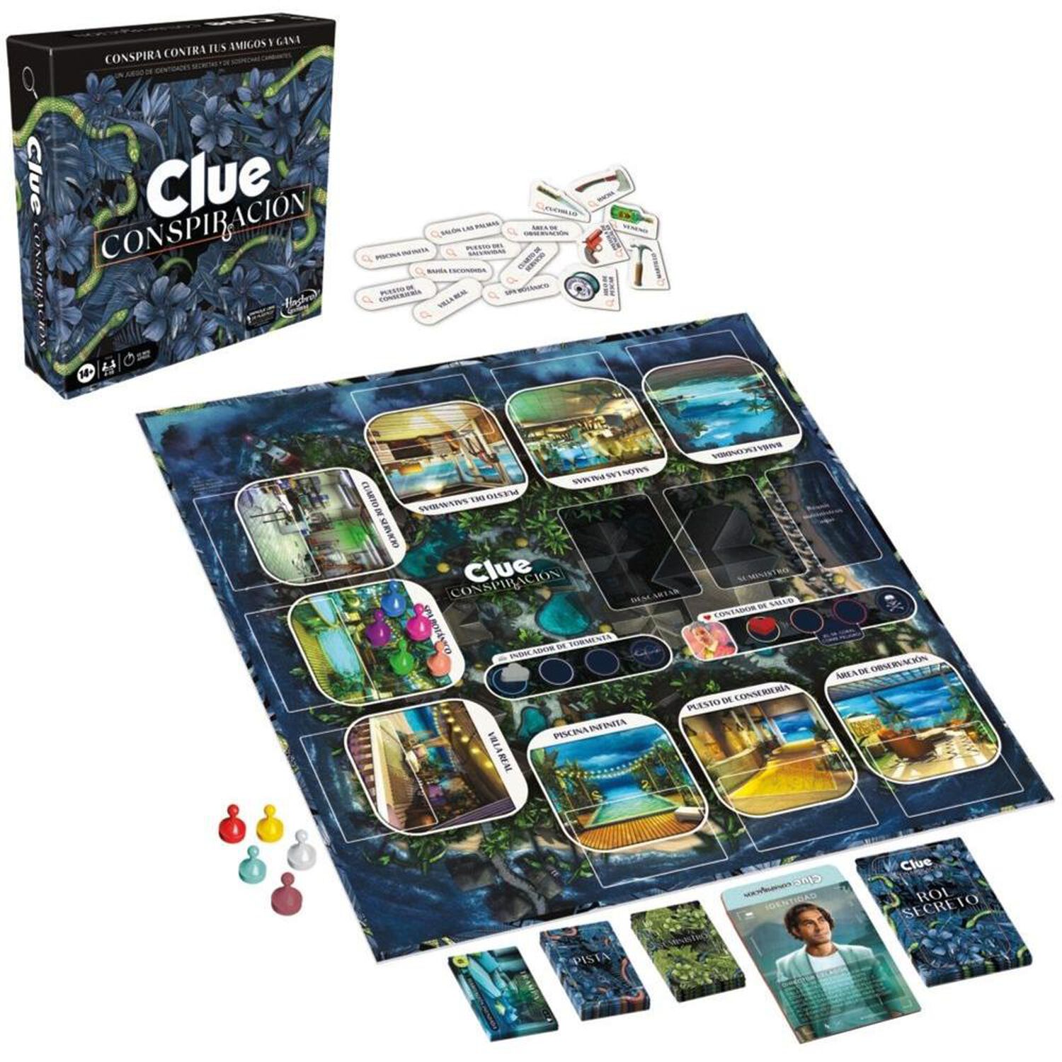 Juego De Mesa Clue Conspiraci&oacute;n Hasbro Gaming image number 7.0
