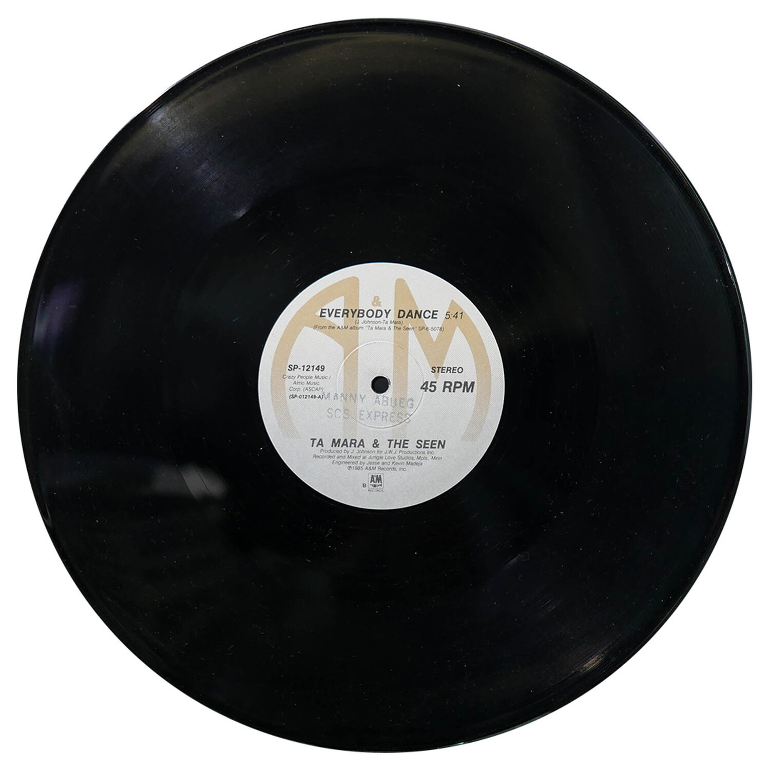 Ta Mara And The Seen - Everybody Dance | 12" Maxi Single Usado image number 2.0
