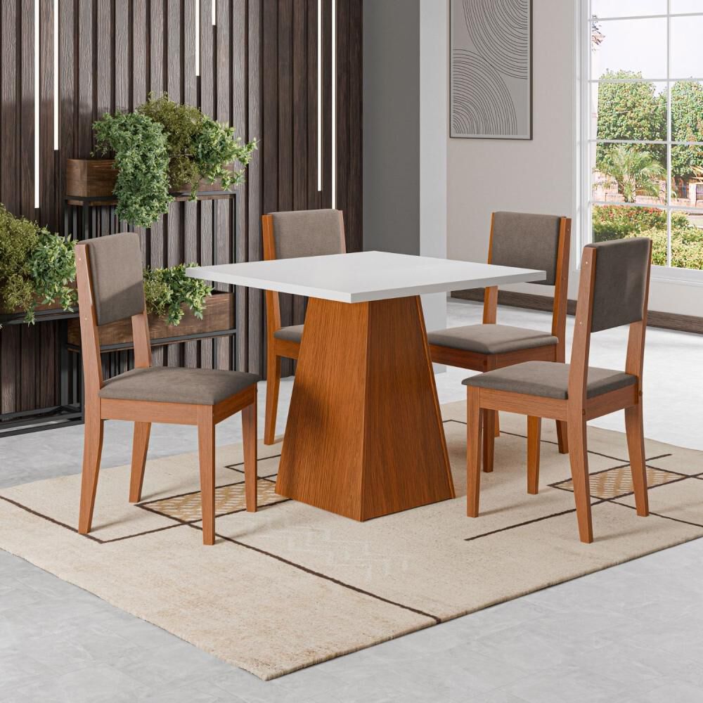 Juego De Comedor Exit Trento / 4 Sillas image number 5.0