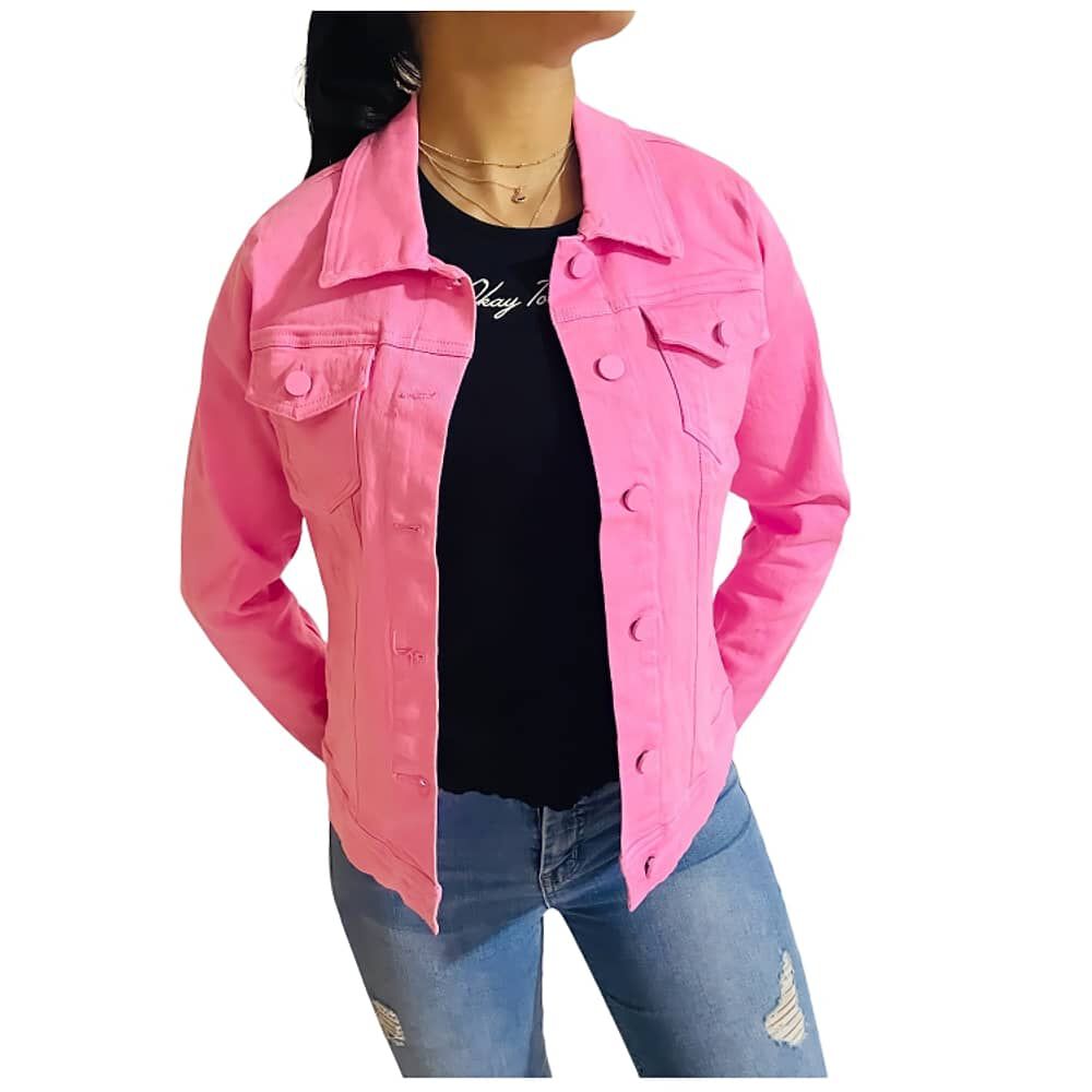 Chaqueta Denim Mezclilla Mujer image number 0.0