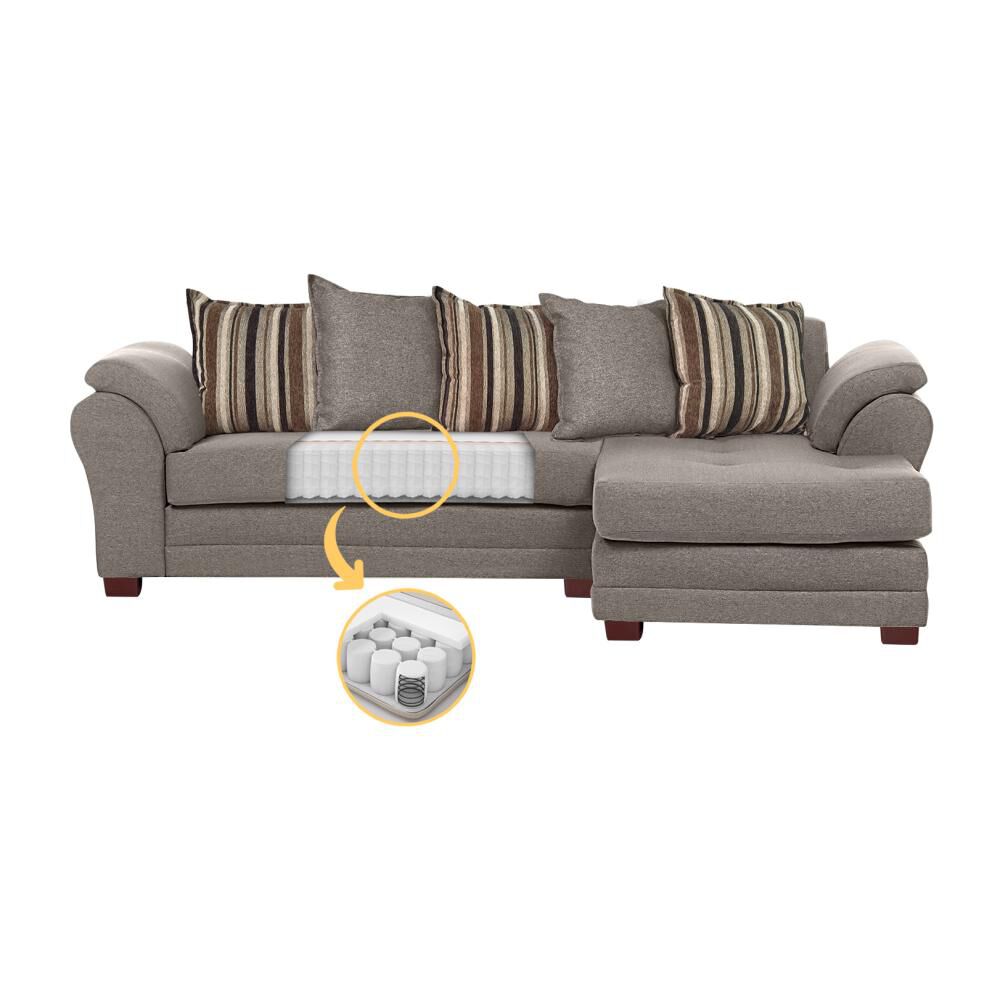 Sofá Seccional Derecho Living Factory Mustang / 4 Cuerpos image number 2.0