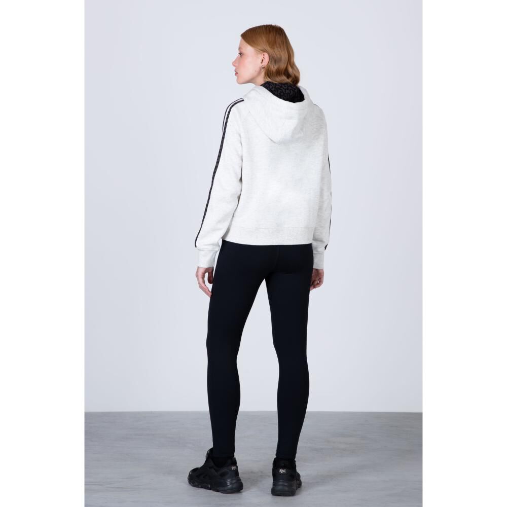 Poleron Hood Alba White Melange Everlast image number 1.0