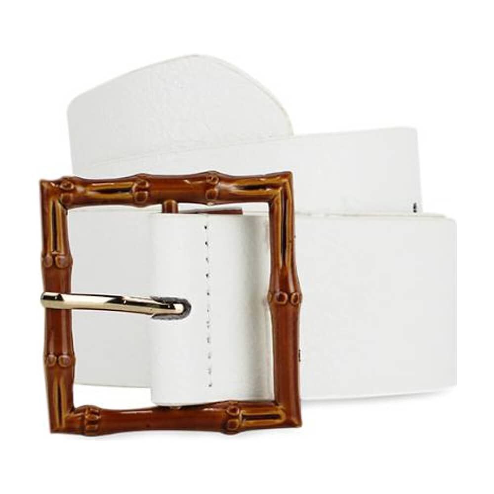 Cintur&oacute;n Mujer Taupo Blanco Carven image number 0.0