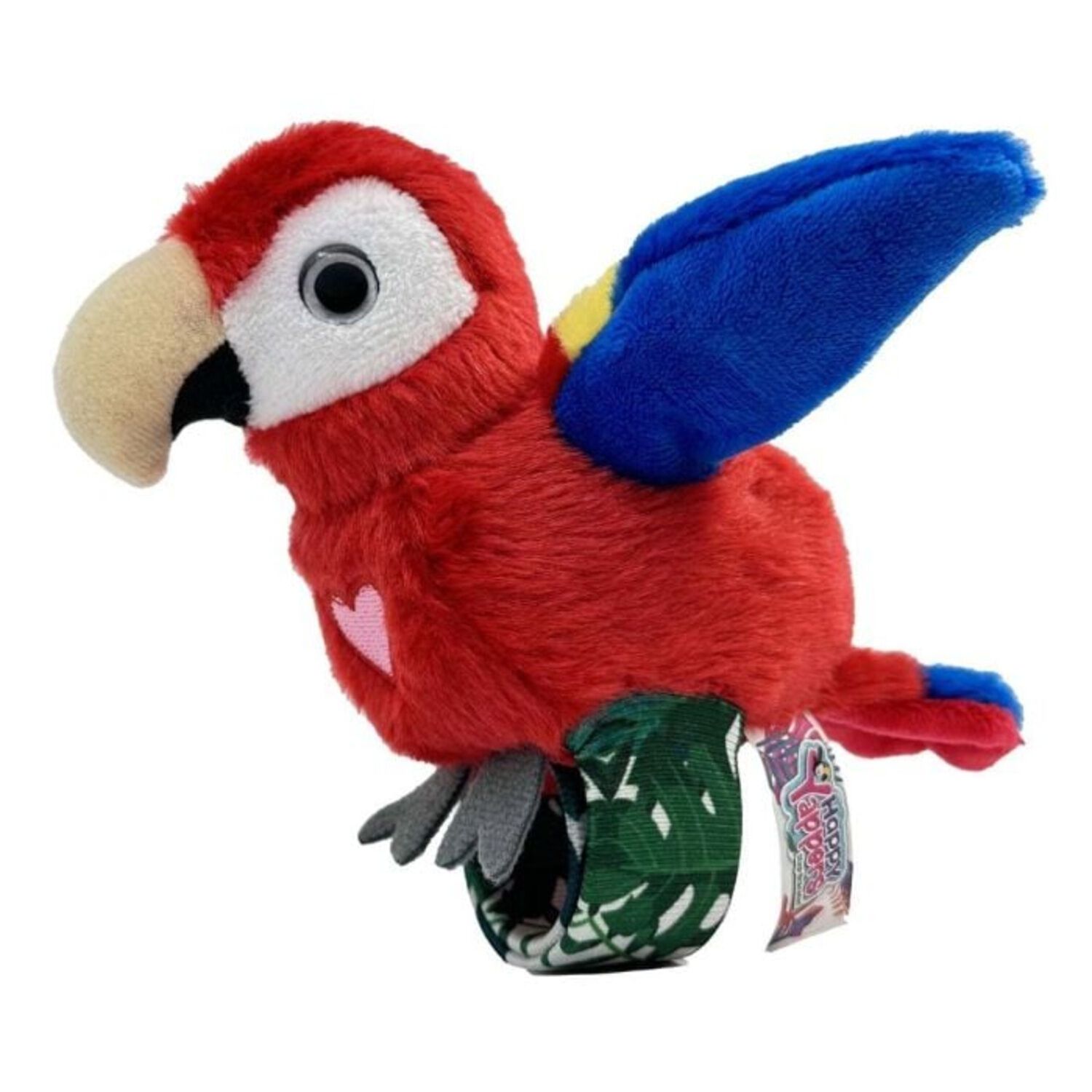 Peluche Repite Canta Aletea Happy Yappers Loro Rojo image number 0.0