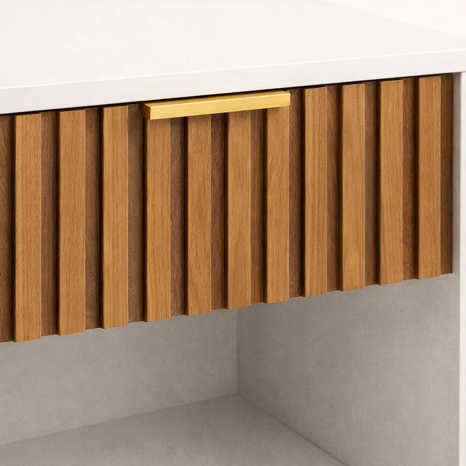 Velador Toulouse Blanco / Madera image number 5.0