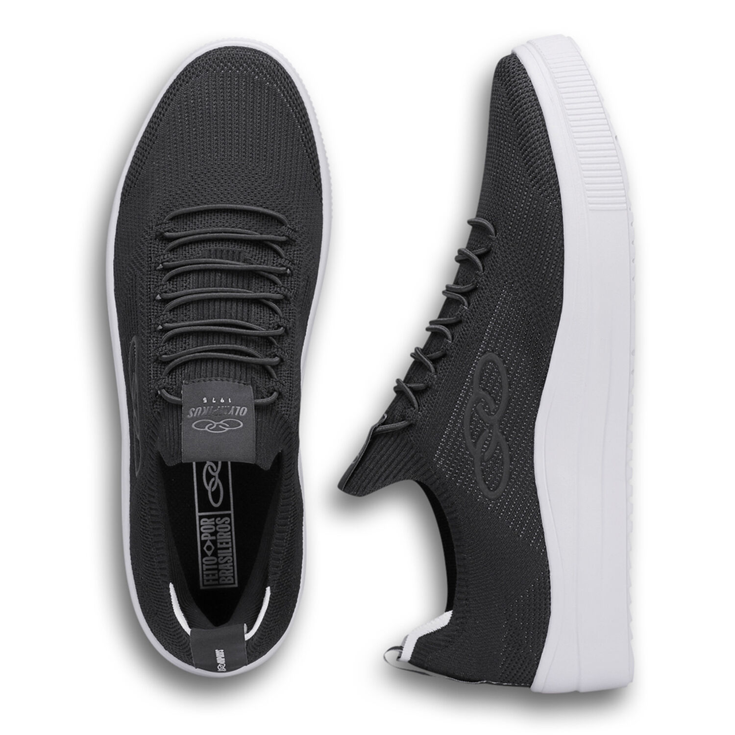 Zapatilla Hombre 215g Ultraleve Negro Olympikus image number 2.0