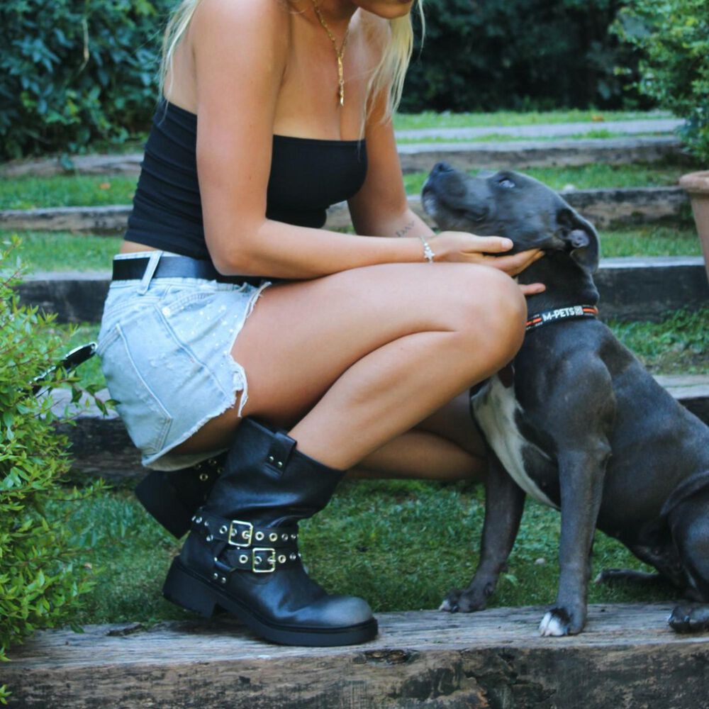 Botin Chalada Mujer Biker-5 Negro Casual image number 1.0