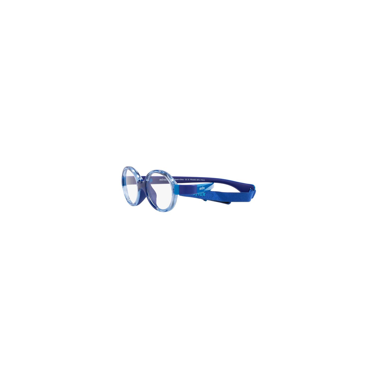 Lentes &Oacute;pticos Azul Con Correa Miraflex Para Ni&ntilde;os image number 2.0