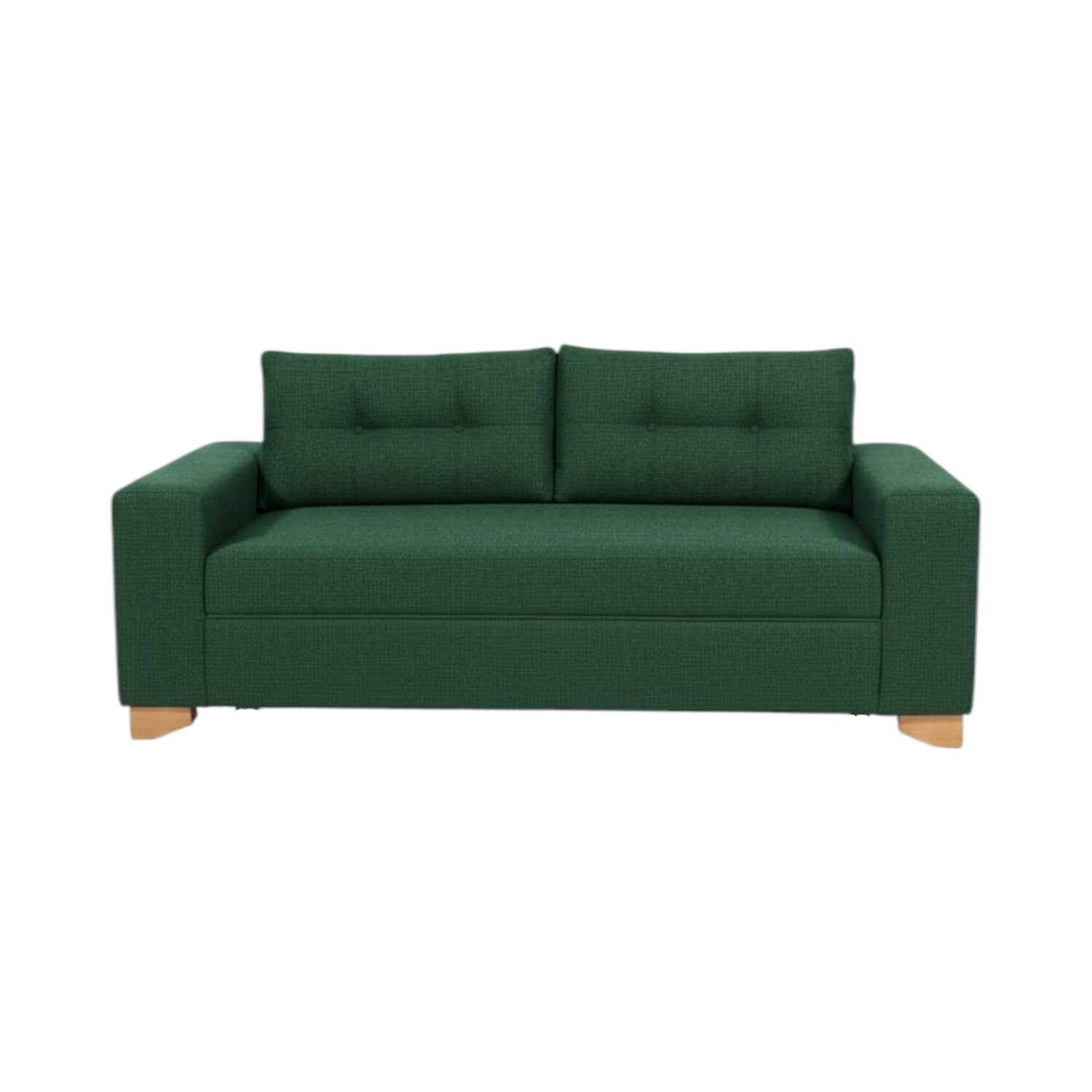 Sofa Paris Dos Cuerpos Lino Verde image number 0.0