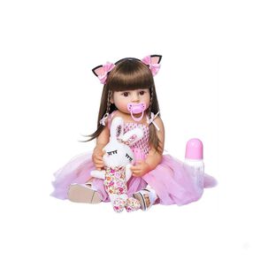 Mu&ntilde;eca Reborn Silicona Realista Juguete Ni&ntilde;as Beb&eacute;