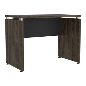 Escritorio 75x100x60 Cm Fm-007n Negro Y Café Oscuro