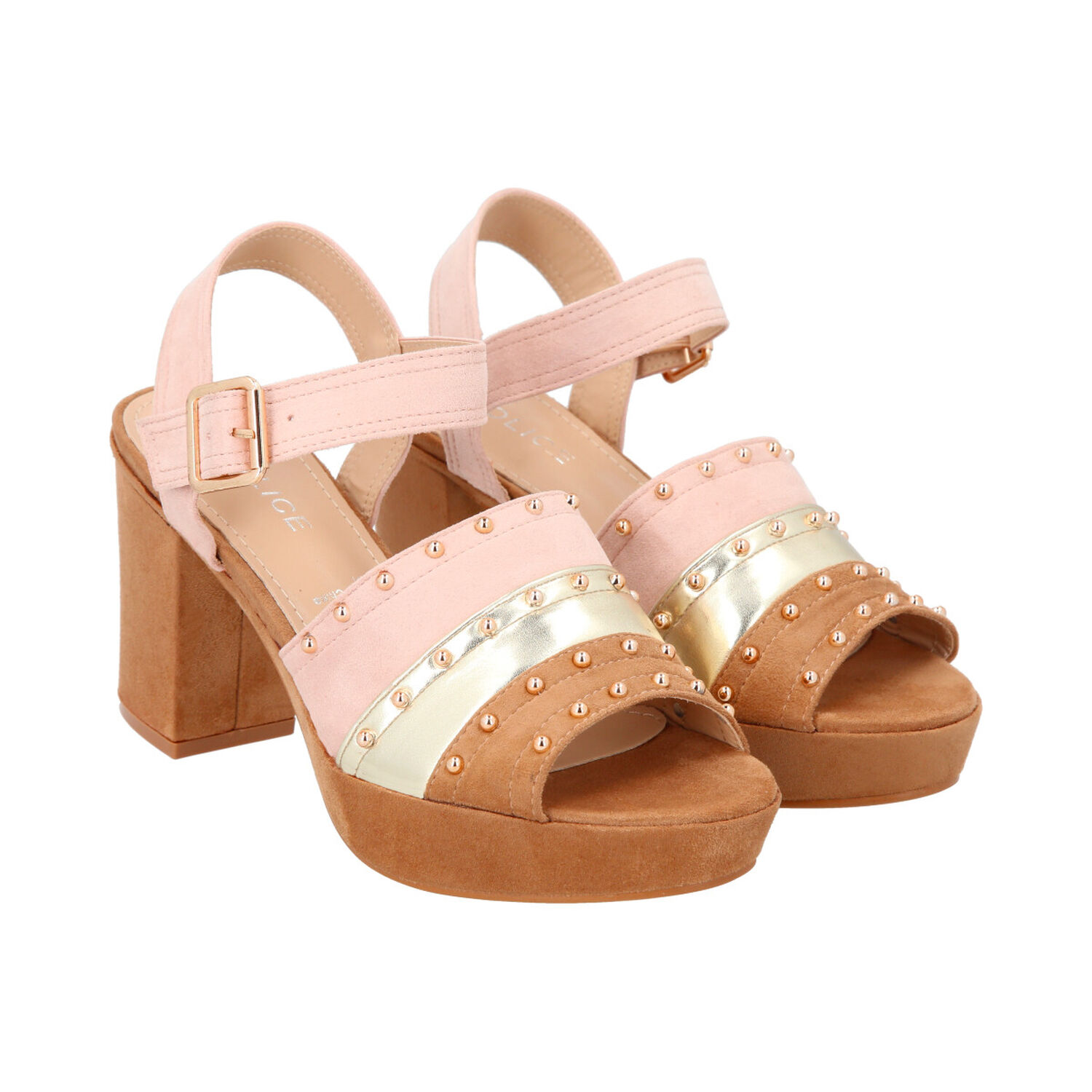 Sandalia Mujer Camel Rene Police image number 0.0