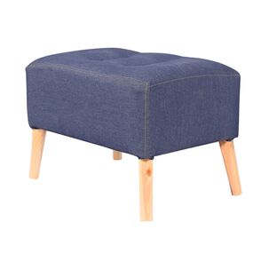 Pouf Petrum Jeans 62x42x42 Cm M&aacute;xima Design