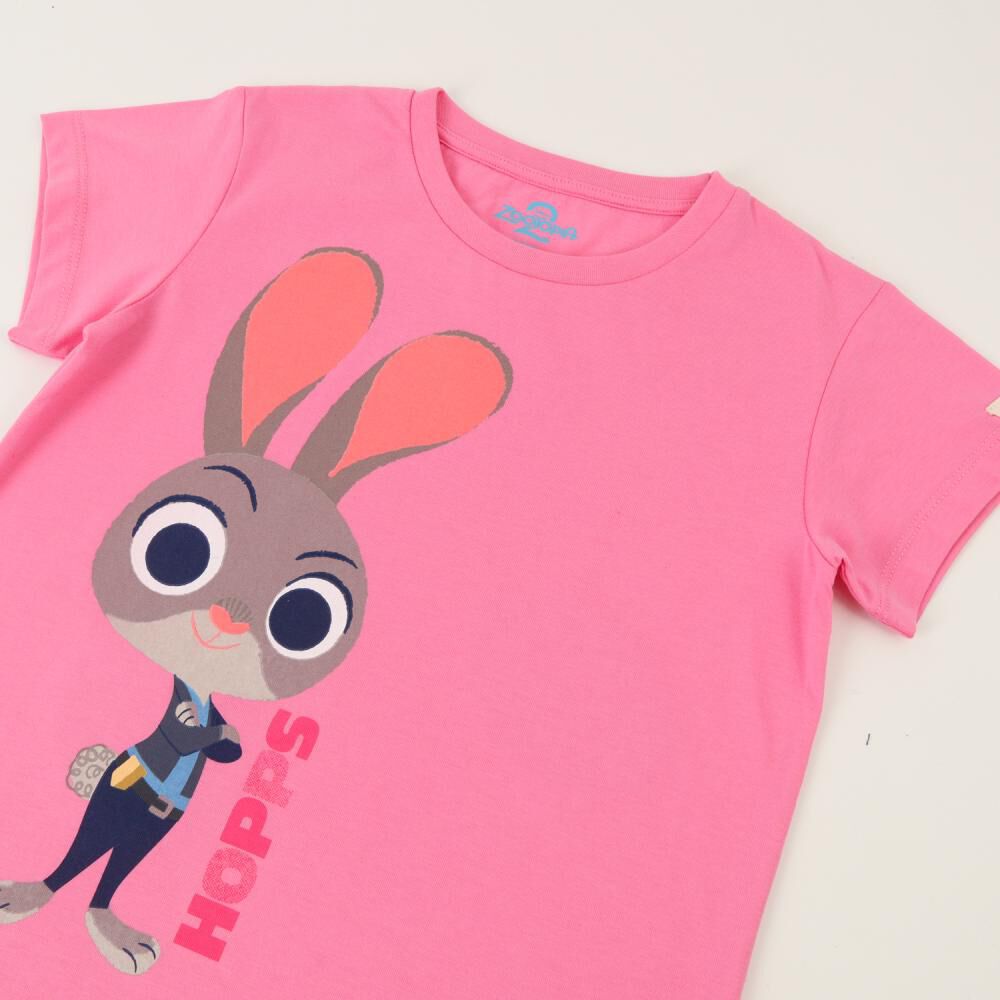 Polera Manga Corta Niña Hopps Zootopia image number 2.0