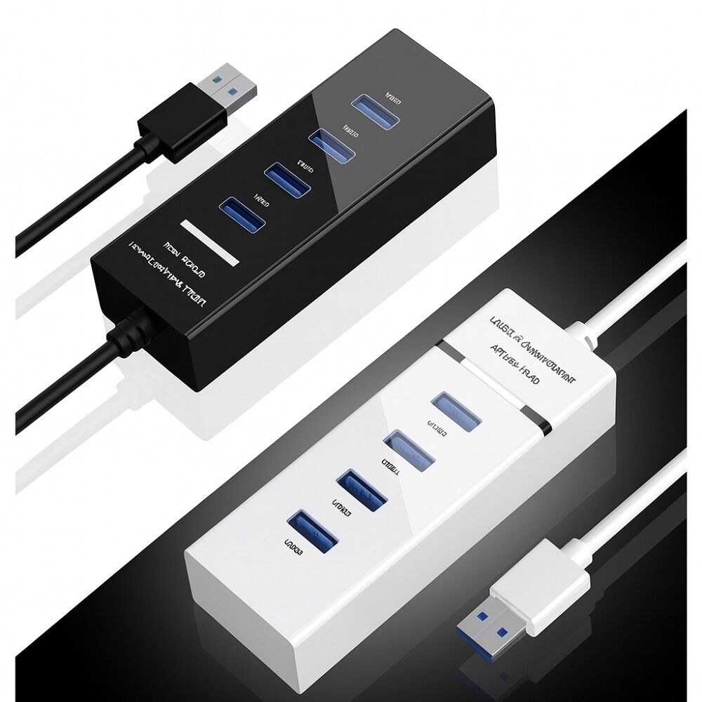 Hub 4 Puertos Multi Usb 3.0 Indicador Luz Led Adaptador image number 3.0