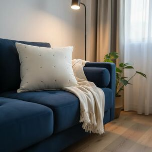 Set De 2 Cojines Bordados 6060 Cm Algod&oacute;n