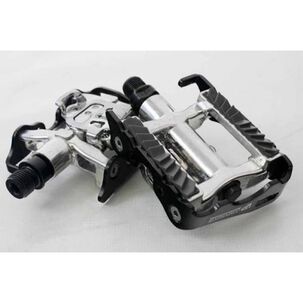 Pedales Mtb Doble Funci&oacute;n Plateado