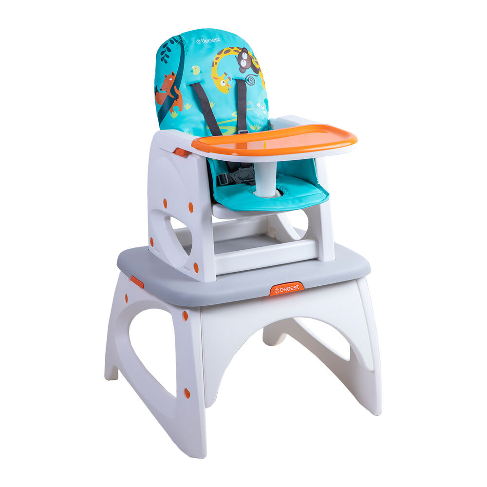 Silla De Comer Escritorio Balancin Eat&swing Azul Bebesit image number 0.0