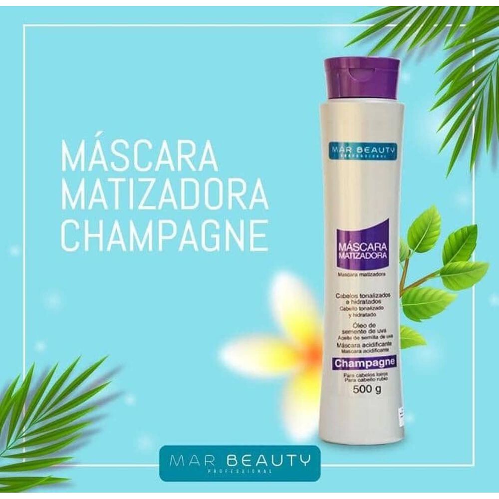 Mascara Matizadora Champagne De 500g Mar Beauty image number 2.0