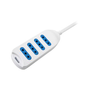 Alargador Extension 4 Entradas 5mts Negro