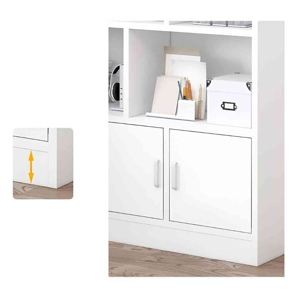 Estanter&iacute;a Librero 5 Niveles Para Dormitorio 80x24x178 Blanco image number 3.0