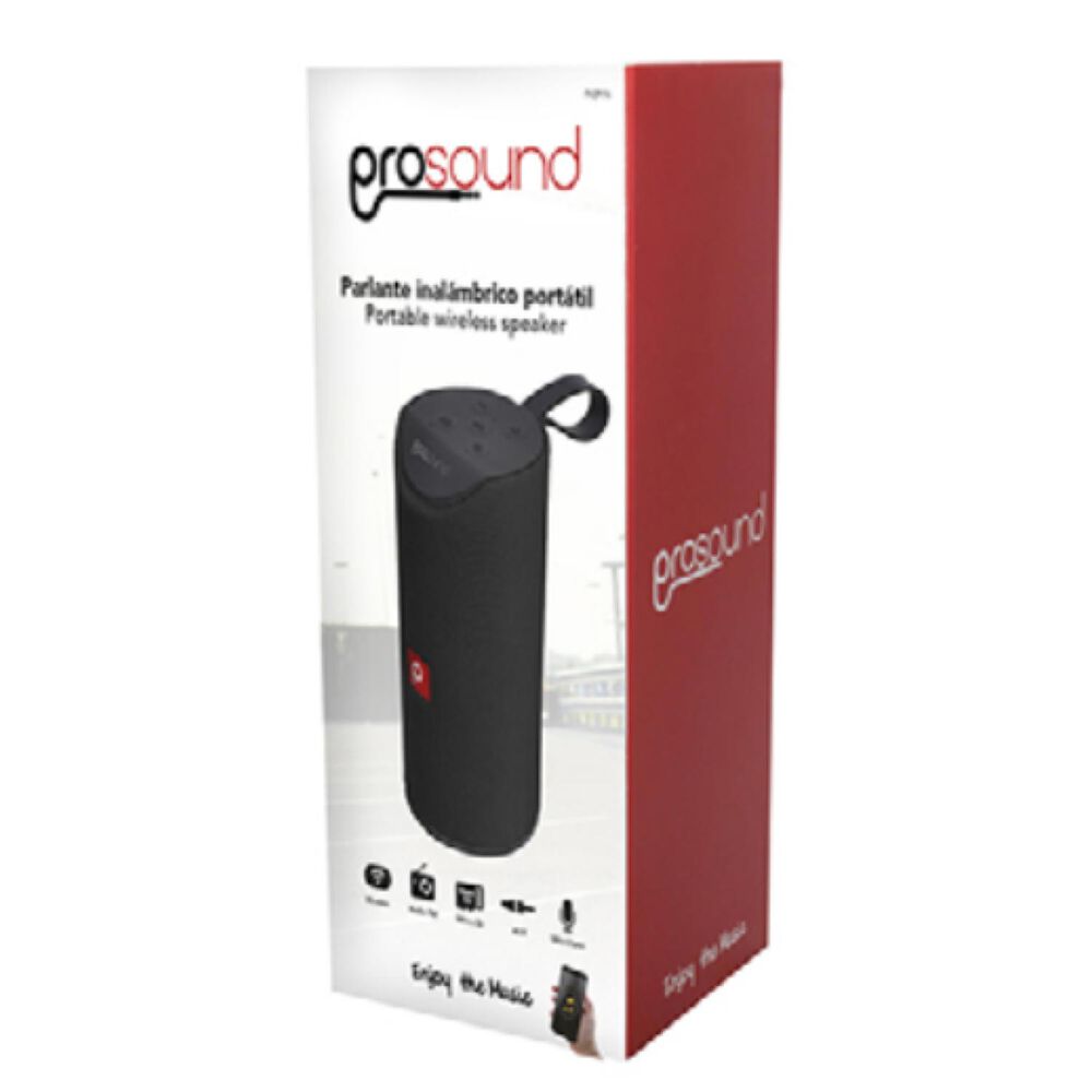Parlante Bluetooth Aux Micro Sd Recargable Negro P391 image number 2.0