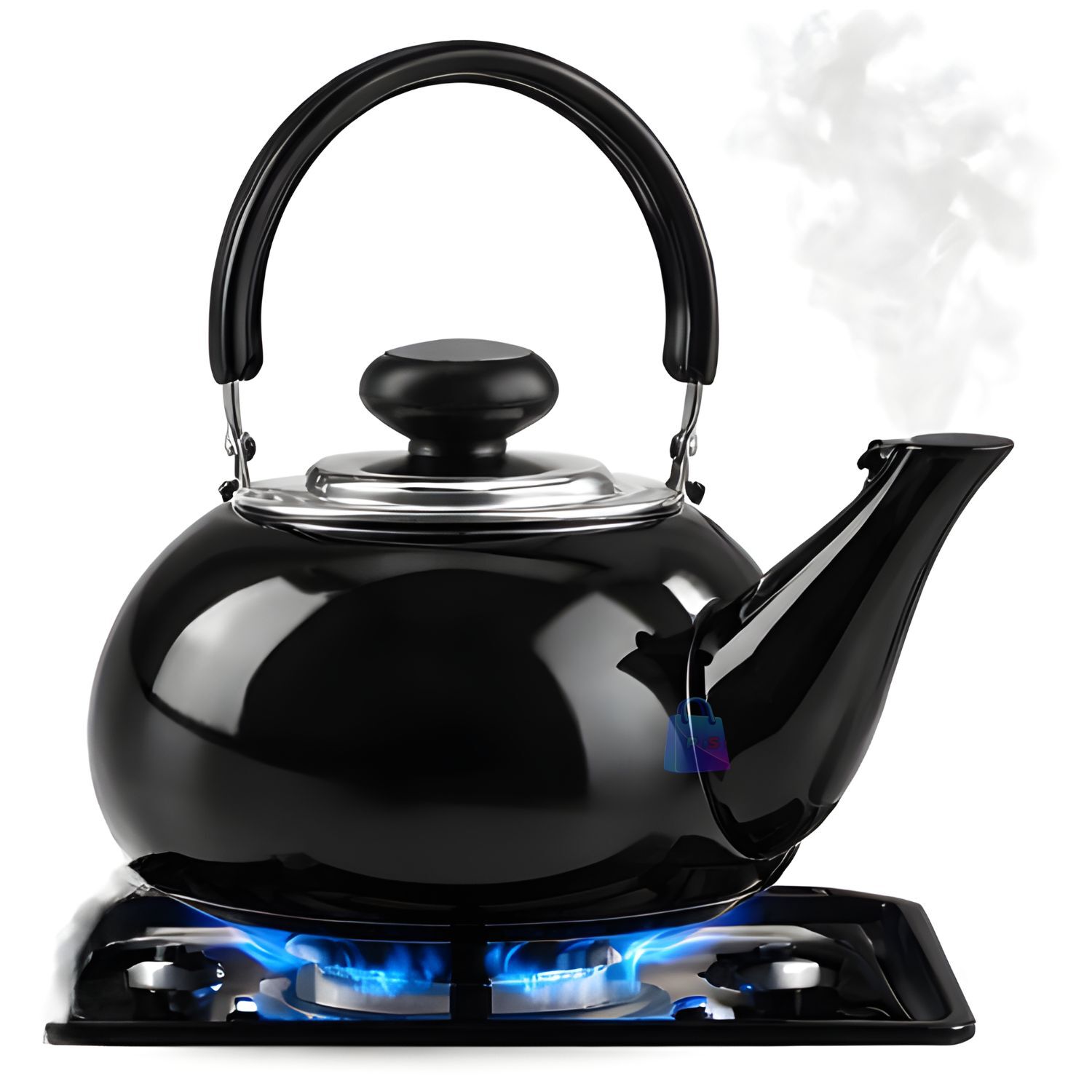 Tetera De Acero Inoxidable 800ml Color Negro - Ps image number 2.0
