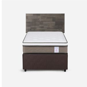 Cama Nido Rosen New Style 6 / 1.5 Plazas / Base Normal + Respaldo