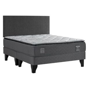 Cama Europea Celta Mediterráneo / King / Base Dividida + Respaldo