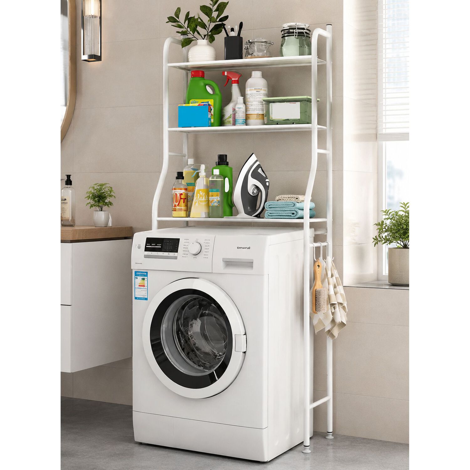 Estante Organizador De Ba&ntilde;o 3 Niveles Multifuncional image number 1.0
