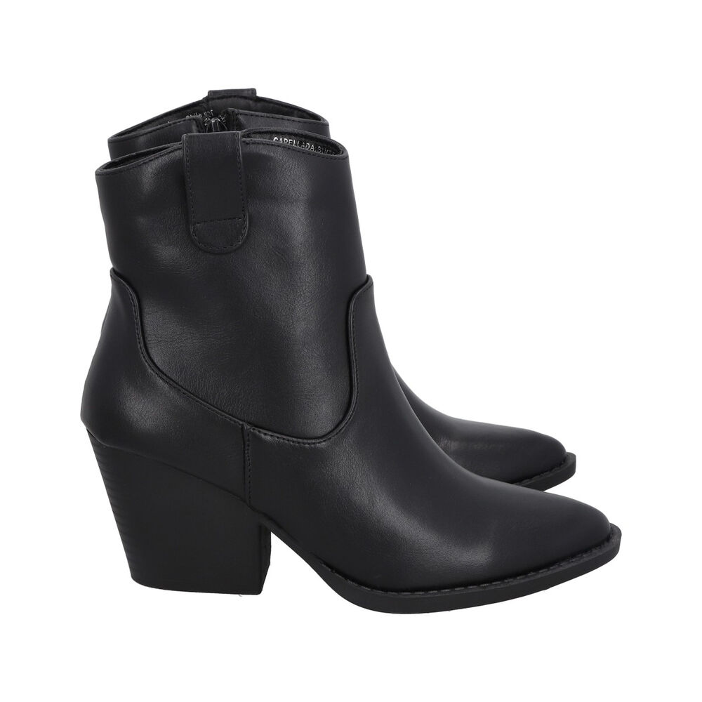 Bota Vaquera Mujer Negro Juana Police image number 3.0