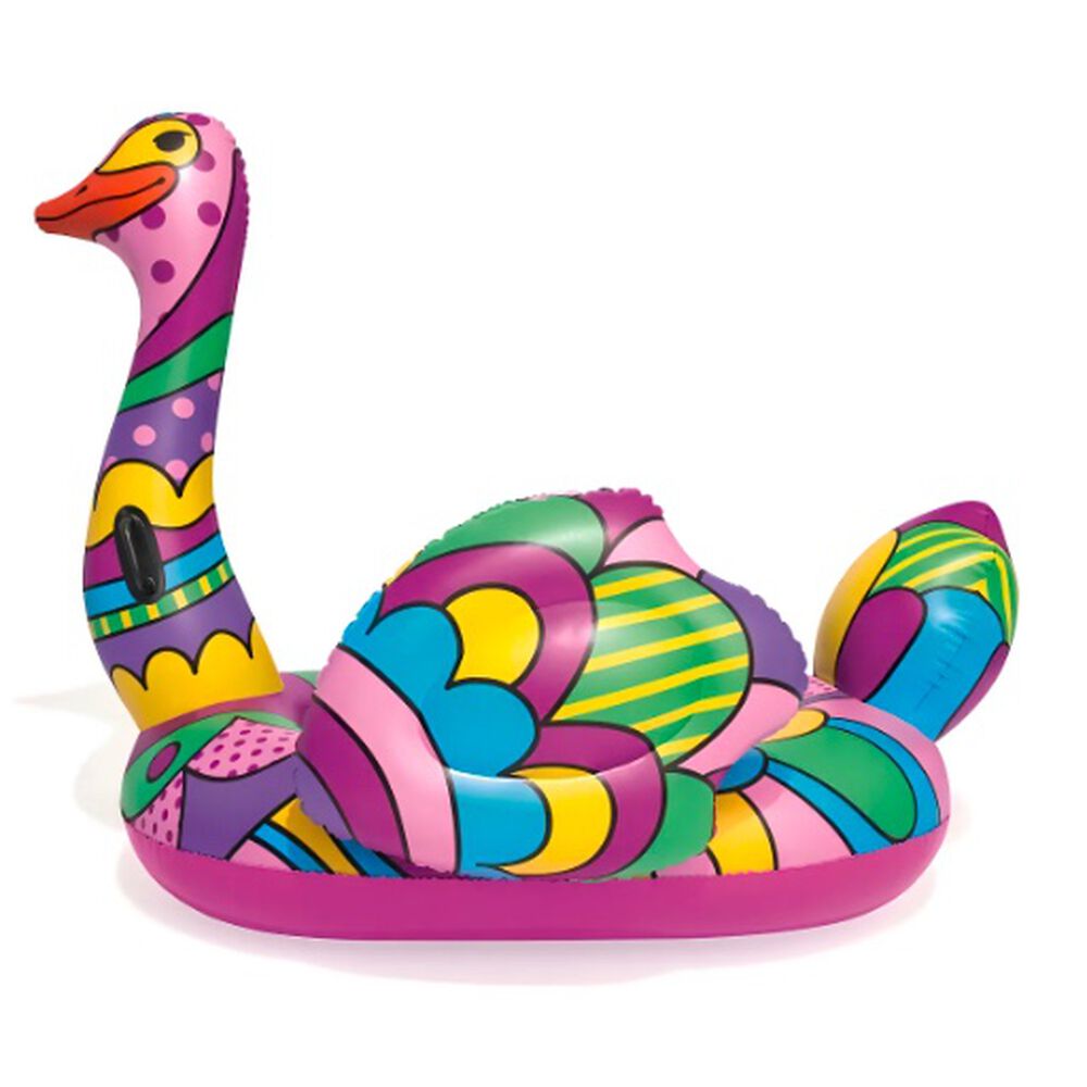 Flotador Avestruz 190cm Multicolor Inflable image number 2.0