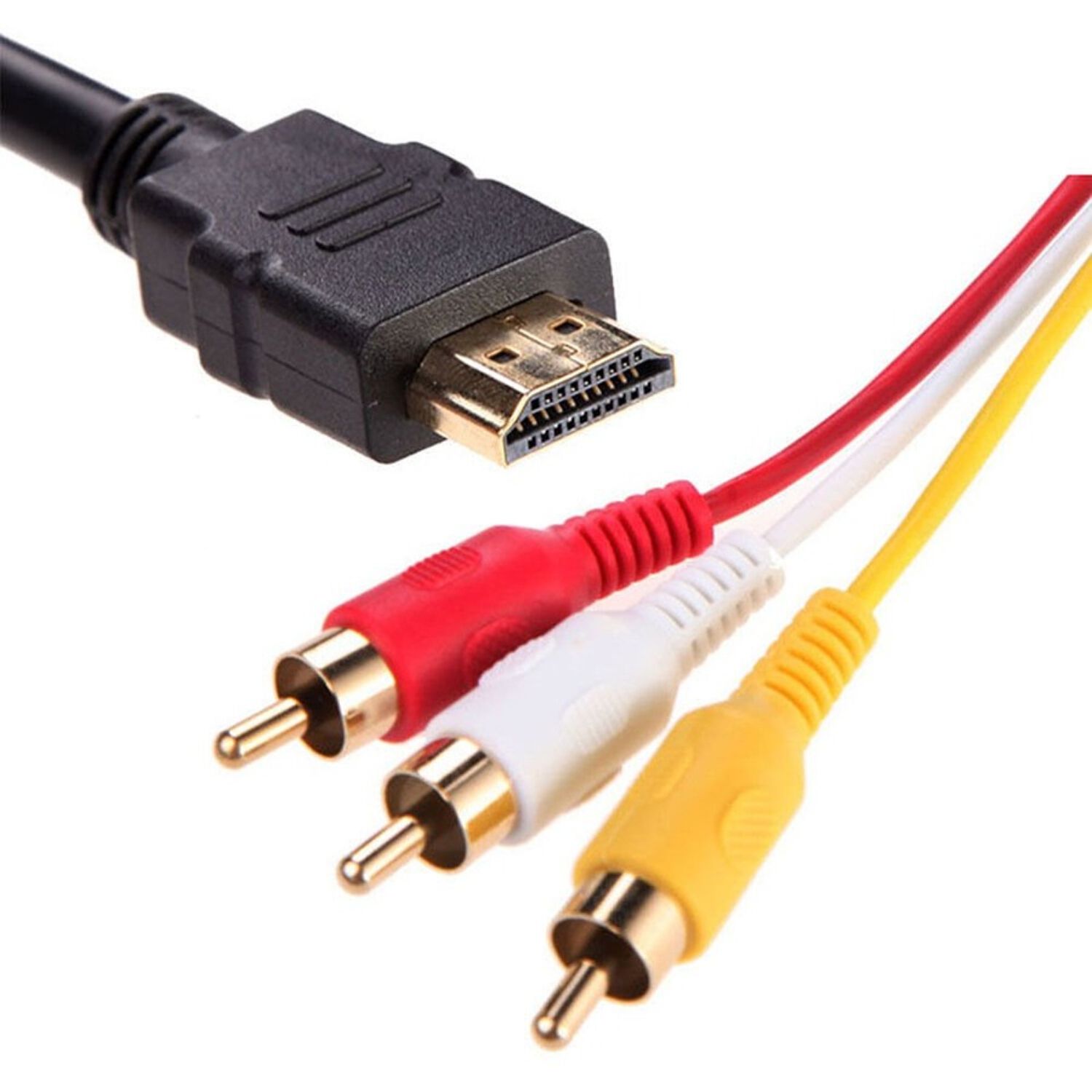 "cable Hdmi A 3 Rca Digital Audio Video Macho 1.5 Mts " image number 0.0