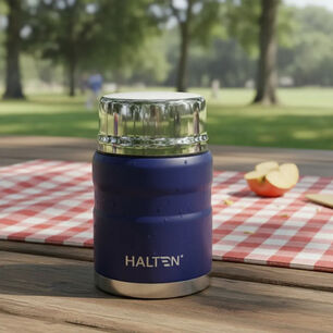 Termo Comida Acero Inox 750 Ml Halten Azul
